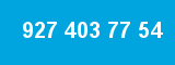 927 403 77 54 927 403 77 54
